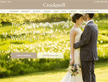 Tablet Screenshot of crockwellfarm.co.uk